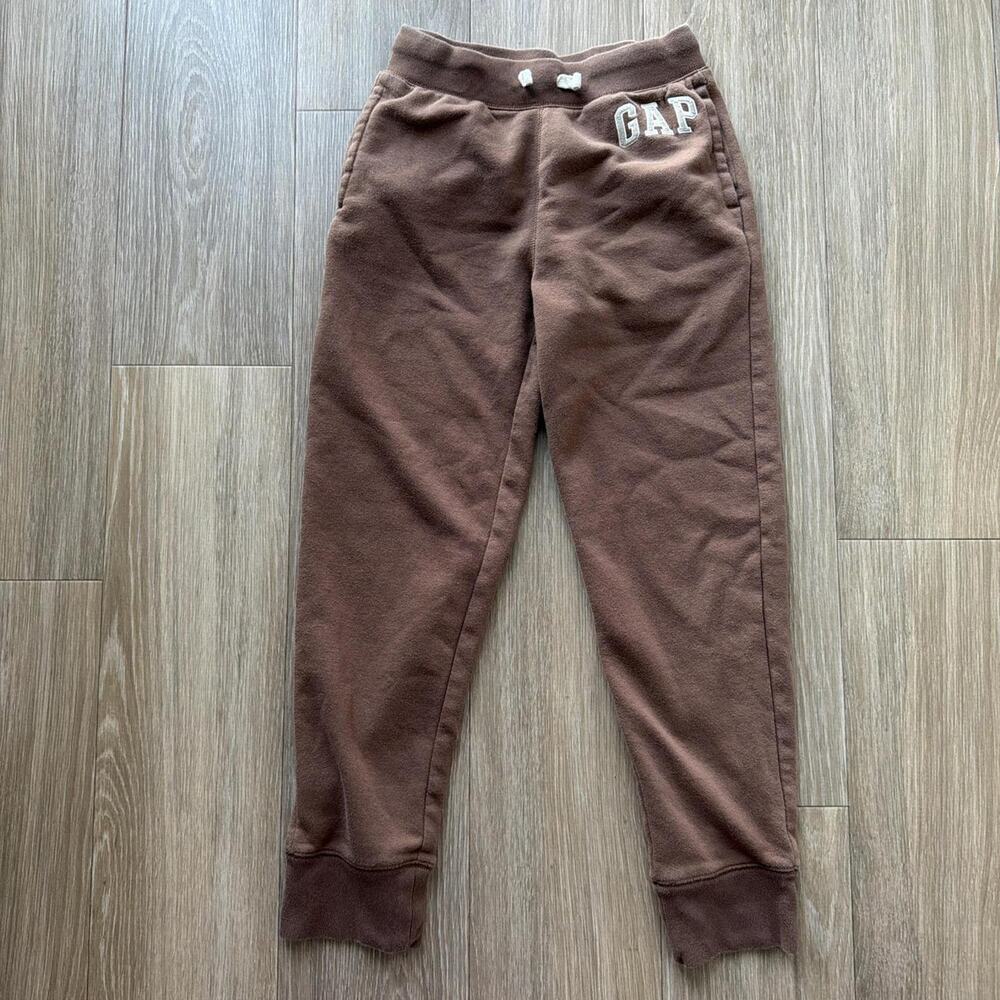 Brown gap sweatpants with white